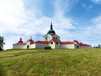 Die Wallfahrtskirche des Heiligen Nepomuk in Zdár nad Sázavou