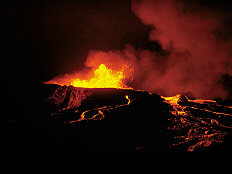 Der Vulkan mit dem Spitznamen Nar brach im März 2021 erstmals aus