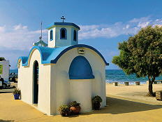 Kapelle am Strand von Chersonissos