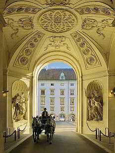 Die Wiener Hofburg mit Kaiserappartements